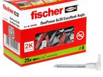 fischer EasyHook Angle - DuoPower 6x30 Dübel mit Schrauben 25 Stück