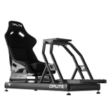 OPLITE R8 Fury Rennsimulations-Cockpit schwarz