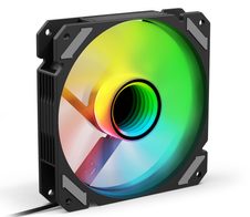 Sharkoon Shark Mirror RGB PWM Reverse, 120 mm, schwarz