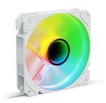 Sharkoon Shark Mirror RGB PWM Reverse, 120 mm, weiß