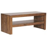 WOHNLING WL1.202 Couchtisch Massivholz Sheesham 45 cm x 110 cm x 45 cm