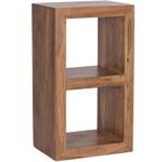 WOHNLING WL1.203 Standregal Massivholz Sheesham 50 cm x 35 cm x 88 cm