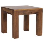 WOHNLING WL1.204 Couchtisch Massivholz Sheesham 45 cm x 45 cm x 40 cm