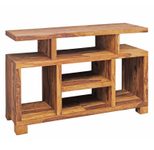 WOHNLING WL1.208 Sideboard Massivholz Sheesham 115 cm x 40 cm x 76 cm
