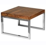 WOHNLING WL1.309 Beistelltisch GUNA Massiv-Holz Sheesham 60 cm x 60 cm x 40 cm