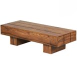 WOHNLING WL1.325 Couchtisch Massivholz Sheesham 120 cm x 45 cm x 30 cm