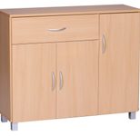 WOHNLING WL1.333 Sideboard SETE Buche 90 cm x 30 cm x 75 cm