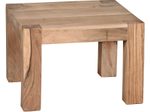 WOHNLING WL1.443 Couchtisch Massivholz Akazie 60 cm x 60 cm x 40 cm