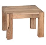 WOHNLING WL1.443 Couchtisch Massivholz Akazie 60 cm x 60 cm x 40 cm