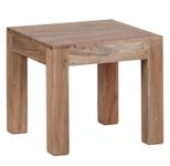 WOHNLING WL1.446 Couchtisch Massivholz Akazie 45 cm x 45 cm x 40 cm