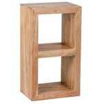 WOHNLING WL1.449 Standregal MUMBAI Massivholz Akazie 50 cm x 35 cm x 88 cm