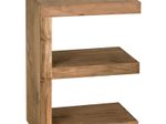 WOHNLING WL1.450 Beistelltisch MUMBAI Massivholz Akazie E Cube 30 cm x 44 cm x 60 cm