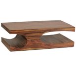 WOHNLING WL1.521 Couchtisch BOHA Massivholz Sheesham 118 cm x 70 cm x 38 cm