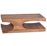 WOHNLING WL1.522 Couchtisch BOHA Massivholz Akazie 118 cm x 70 cm x 38 cm