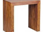 WOHNLING WL1.582 Beistelltisch MUMBAI Massiv-Holz Sheesham 36 cm x 60 cm x 60 cm