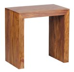 WOHNLING WL1.582 Beistelltisch MUMBAI Massiv-Holz Sheesham 36 cm x 60 cm x 60 cm