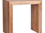 WOHNLING WL1.583 Beistelltisch MUMBAI Massiv-Holz Akazie 60 cm x 35 cm x 60 cm