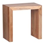 WOHNLING WL1.583 Beistelltisch MUMBAI Massiv-Holz Akazie 60 cm x 35 cm x 60 cm