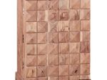 WOHNLING WL1.736 Weinregal Massiv-Holz Akazie