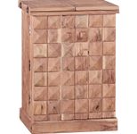 WOHNLING WL1.736 Weinregal Massiv-Holz Akazie