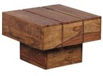 WOHNLING WL1.755 Beistelltisch Sheesham 44 cm x 44 cm x 30 cm