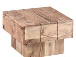 WOHNLING WL1.756 Beistelltisch Akazie 44 cm x 44 cm x 30 cm