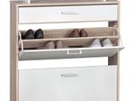 WOHNLING WL1.794 Schuhkipper Sonoma 80 cm x 24 cm x 95 cm