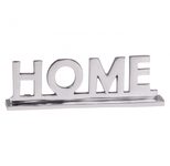 WOHNLING WL1.930 Deko Schriftzug "HOME" Aluminium Silber