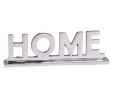 WOHNLING WL1.930 Deko Schriftzug "HOME" Aluminium Silber
