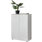 WOHNLING WL5.291 Kommode Weiß 71 cm x 35 cm x 104 cm