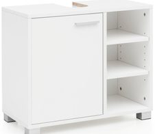 WOHNLING WL5.341 Waschbeckenunterschrank Weiß 60 cm x 32 cm x 55 cm