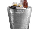 WOHNLING WL5.445 Beistelltisch Silbern 41 cm x 41 cm x 41 cm