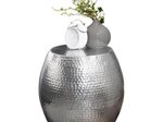 WOHNLING WL5.466 Beistelltisch Silbern 42 cm x 42 cm x 42 cm