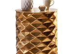WOHNLING WL5.474 Beistelltisch Gold 43 cm x 43 cm x 48 cm
