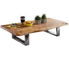 WOHNLING WL5.524 Couchtisch Akazie 58 cm x 115 cm x 25 cm