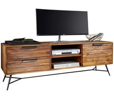 WOHNLING WL5.584 Lowboard NISHAN Sheesham 160 cm x 40 cm x 54 cm