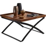 WOHNLING WL5.595 Couchtisch Sheesham 63 cm x 63 cm x 39 cm