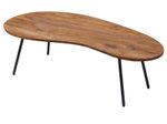 WOHNLING WL5.617 Design Couchtisch Sheesham 63 cm x 122 cm x 36 cm