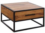 WOHNLING WL5.623 Couchtisch Sheesham 65 cm x 65 cm x 38 cm
