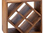 WOHNLING WL5.673 Weinregal Sheesham 40 cm x 25 cm x 40 cm