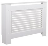 WOHNLING WL5.745 Design Heizkörperverkleidung Weiß 112 cm x 19 cm x 82 cm