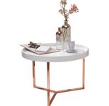 WOHNLING WL5.765 Couchtisch EVA Weiß 58 cm x 58 cm x 42 cm