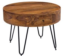 WOHNLING WL5.958 Couchtisch Sheesham 60 cm x 60 cm x 44 cm