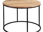 WOHNLING WL5.959 Couchtisch Akazie 60 cm x 60 cm x 43 cm