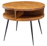 WOHNLING WL5.962 Couchtisch Sheesham 60 cm x 60 cm x 45 cm