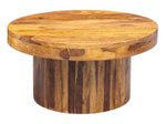 WOHNLING WL5.963 Couchtisch Sheesham 60 cm x 60 cm x 30 cm