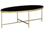 WOHNLING WL5.993 Design Couchtisch Gold 56 cm x 110 cm x 40 cm