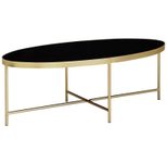 WOHNLING WL5.993 Design Couchtisch Gold 56 cm x 110 cm x 40 cm