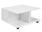 WOHNLING WL6.066 Design Couchtisch Weiß 70 cm x 70 cm x 36 cm