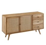WOHNLING WL6.159 Design Sideboard Braun 140 cm x 40 cm x 75 cm